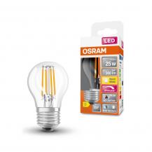 OSRAM E27 Superstar Plus Classic LED Lampe dimmbar 2,2W wie 25W 2700K warmweißes Licht hervorragende Farbwiedergabe CRI > 90